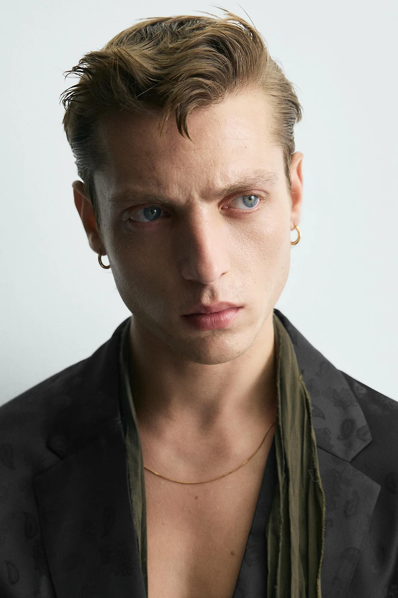 PAISLEY JACQUARD FLUID SUIT BLAZER LIMITED EDITION