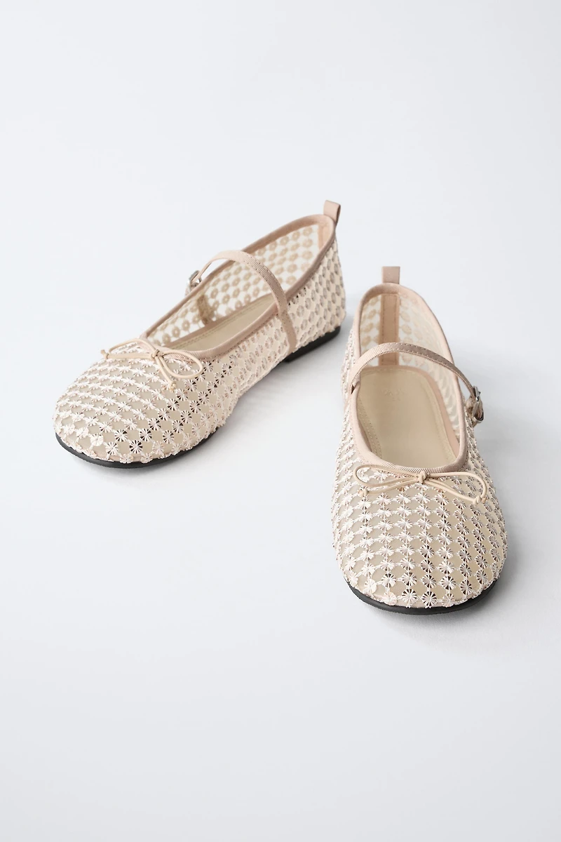 SEQUIN BALLET FLATS
