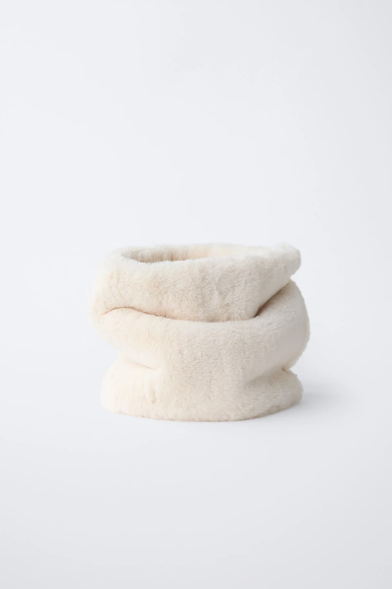 FAUX FUR NECK WARMER