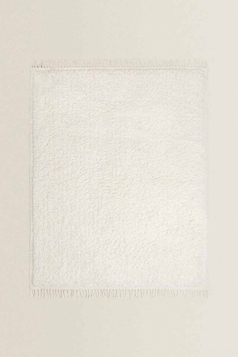 RECTANGULAR TEXTURED COTTON AREA RUG
