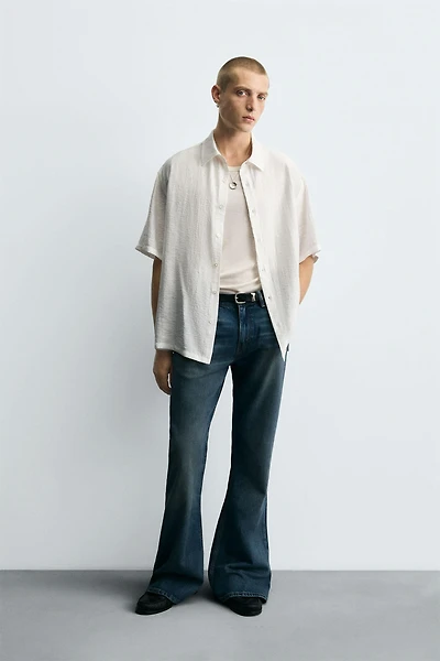 CHEMISE JACQUARD IRRÉGULIER