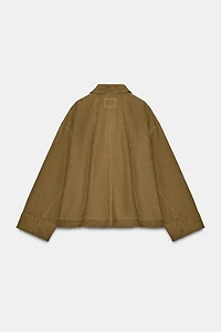 WAXED CAPE JACKET