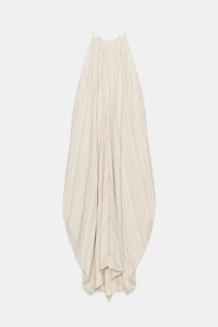 HALTER DRESS WITH LINEN ZW COLLECTION