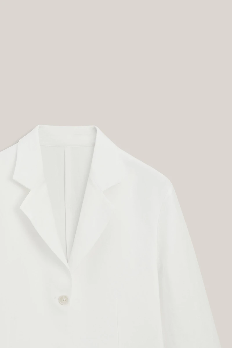 Flowing linen blend blazer - LIMITED EDITION