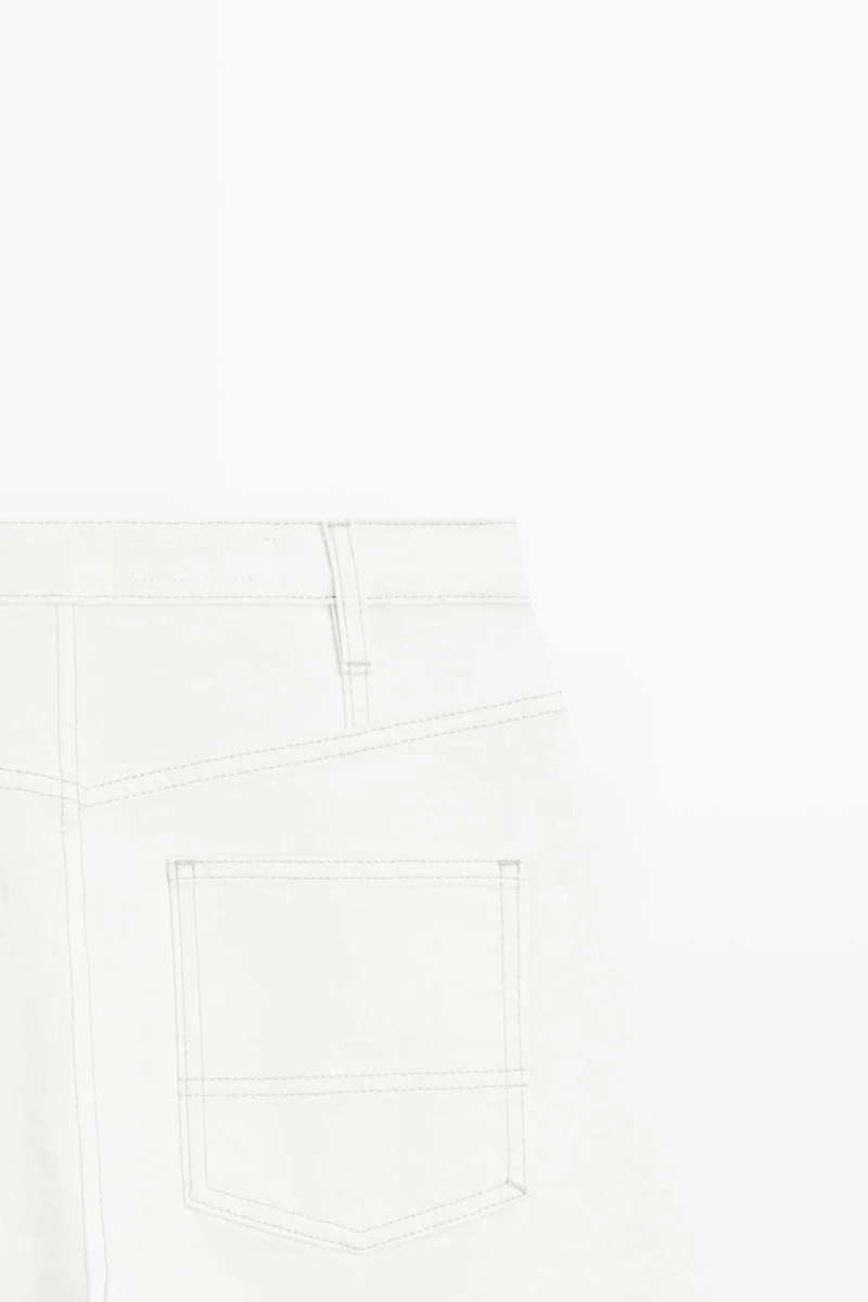 Barrel fit darted pants