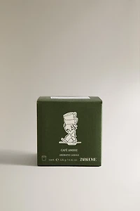 (125 G) BOUGIE PARFUMÉE CAFÉ AMBRE