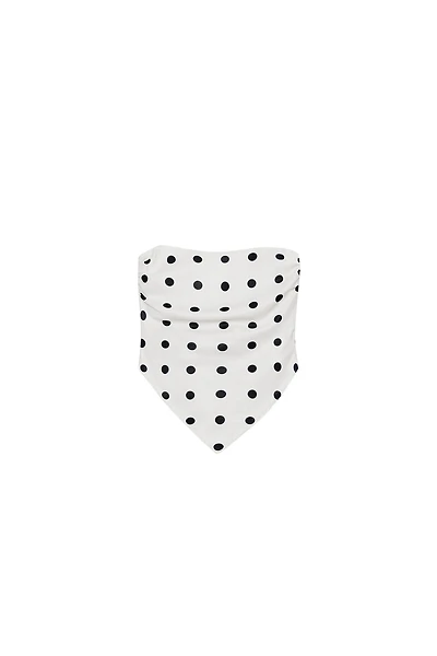 TOP BUSTIER NŒUD À RAYURES