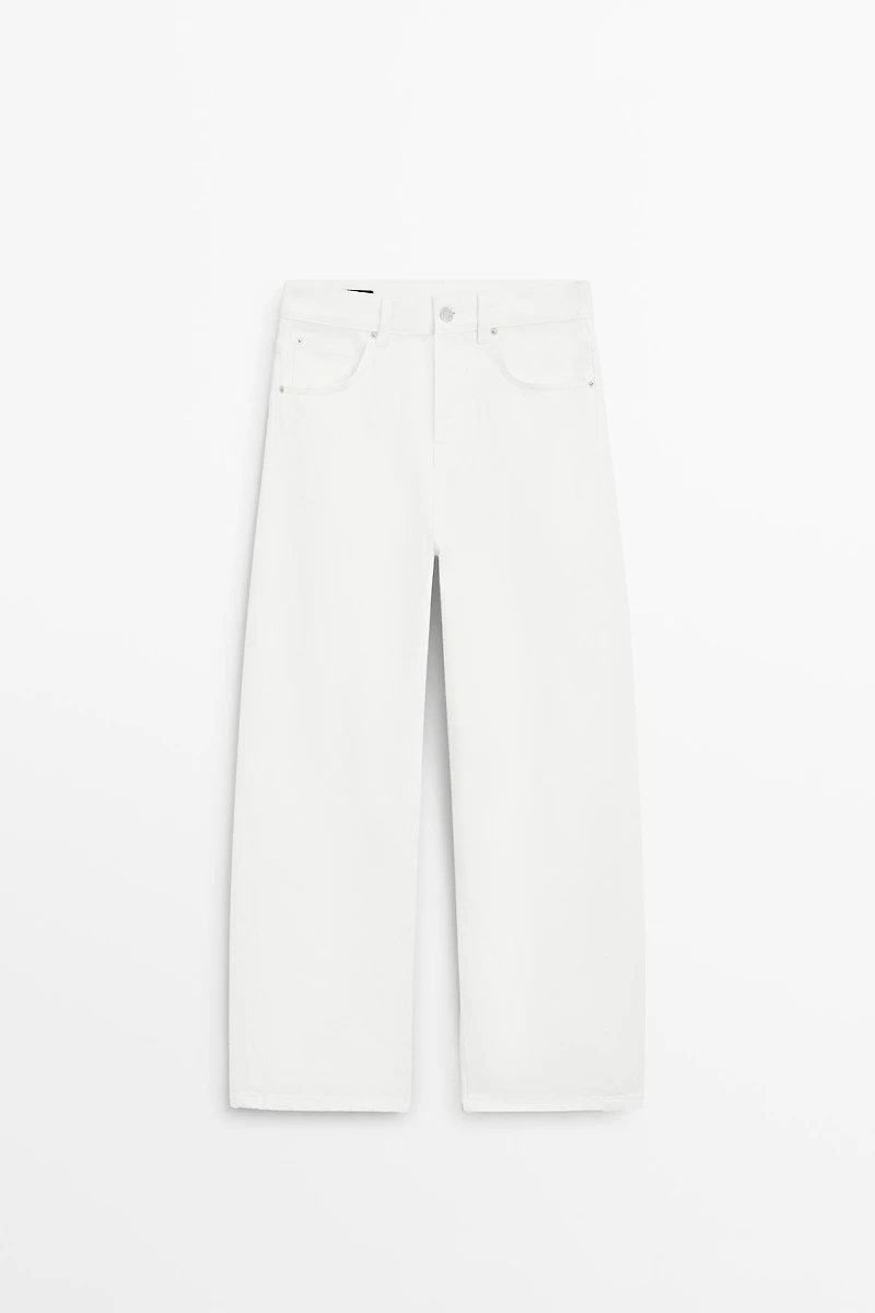 Jean balloon mid-rise