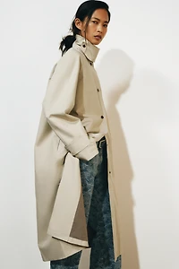 ZW COLLECTION CAPE TRENCH COAT
