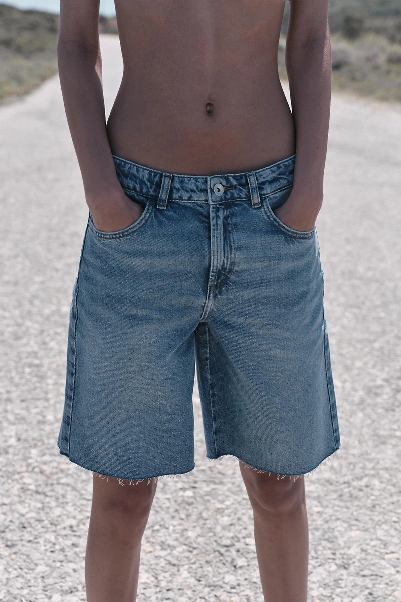 Z1975 MID-RISE DENIM SHORTS