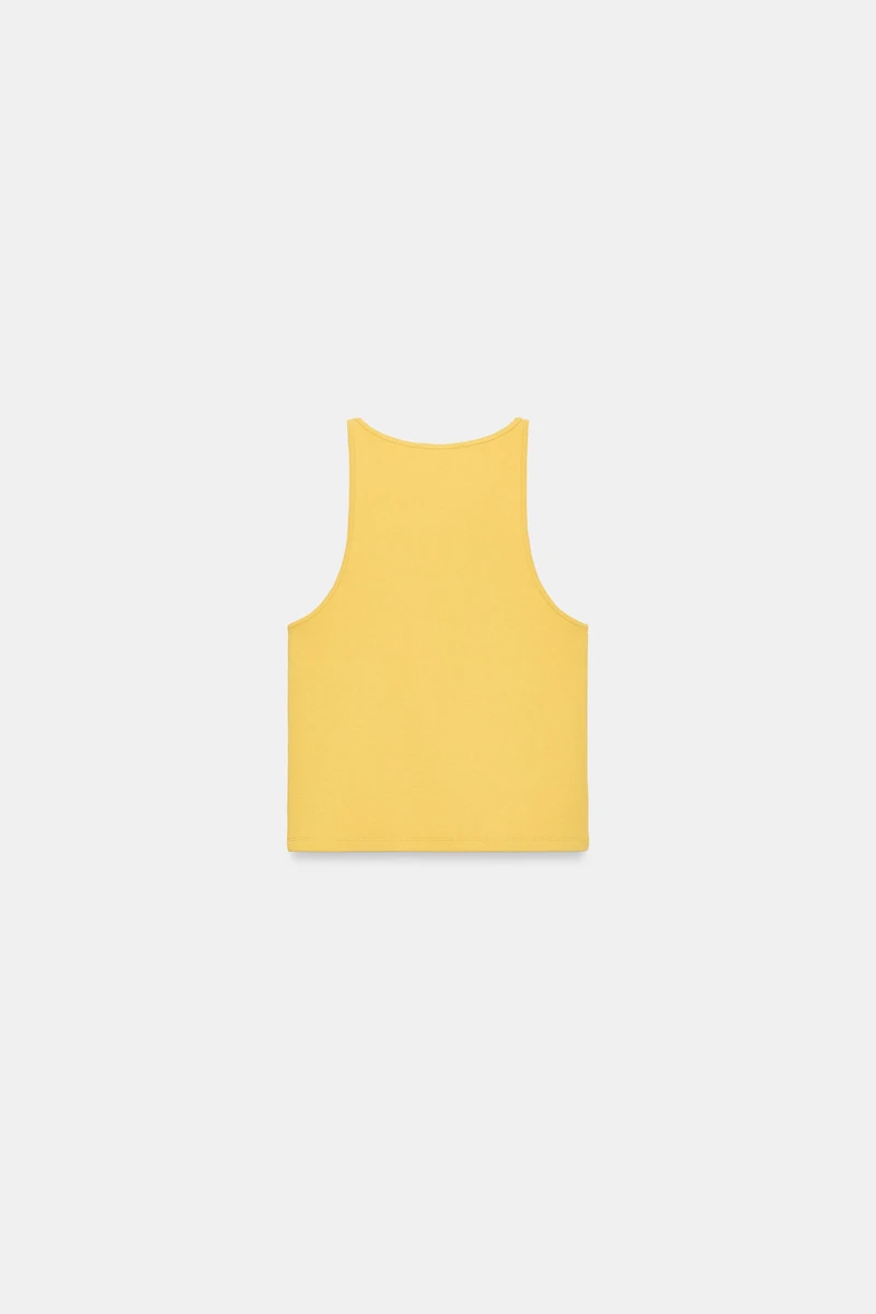 RIBBED CROP TOP