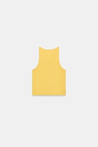 RIBBED CROP TOP