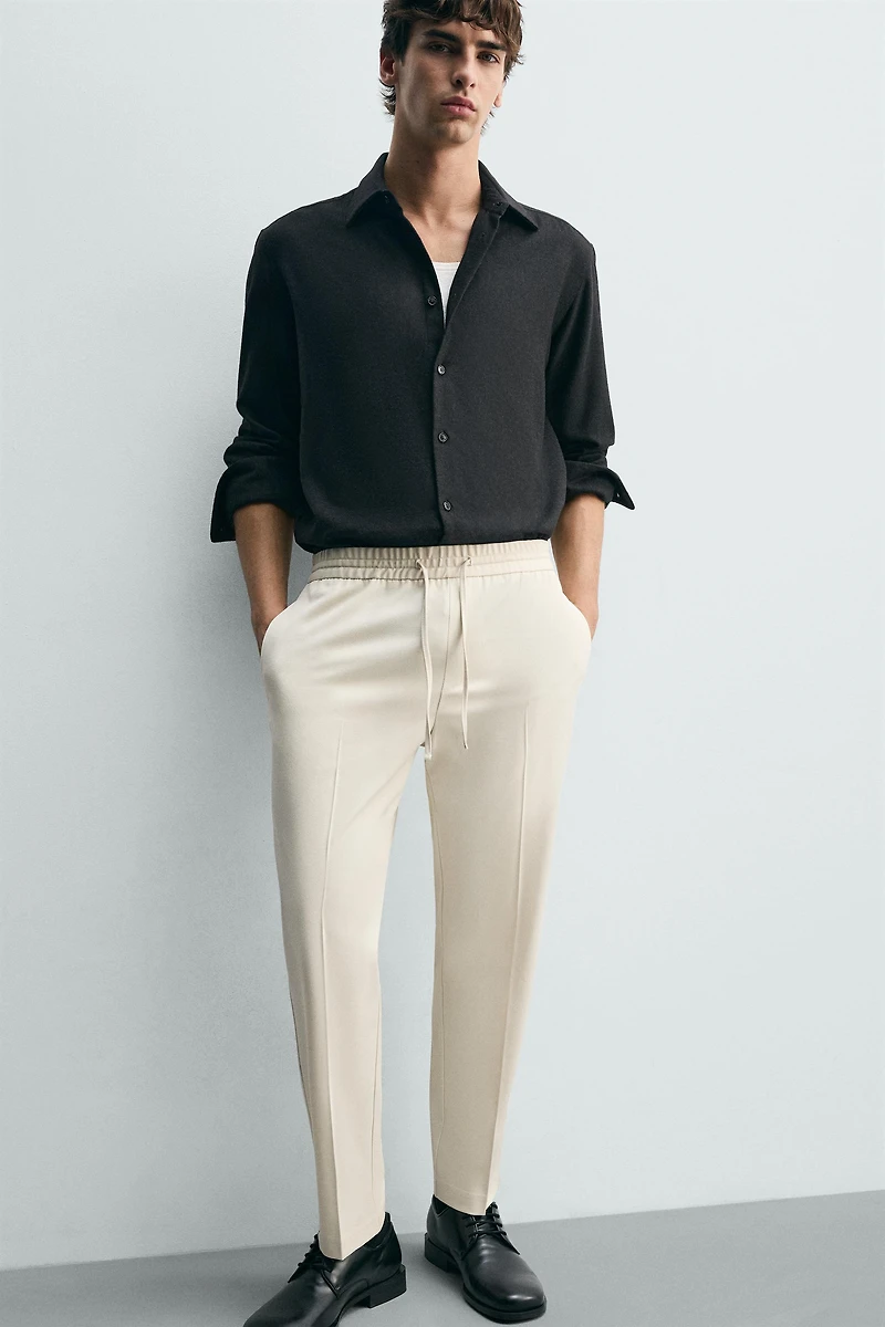 JOGGER WAIST STRETCH PANTS