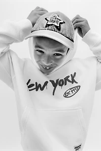 PRINTED HOODIE SWEATSHIRT