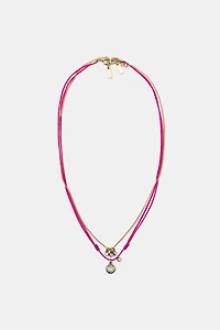 PACK OF 2 SPARKLE CORD NECKLACES