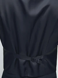 Cool wool blend suit waistcoat