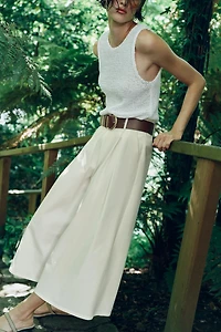 BELTED CULOTTES