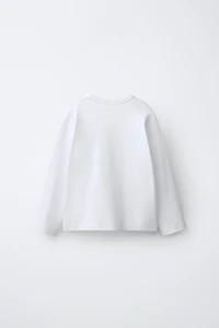 T-SHIRT À RAYURES ET MOTIF ANIMAL BRODÉ