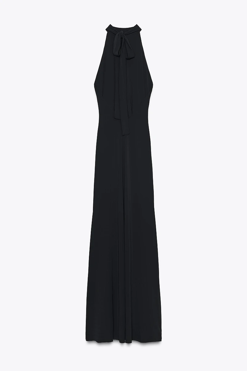 ROBE LONGUE HALTER DOS NU