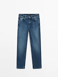 Mid-rise slim fit jeans