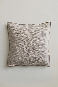FLORAL PRINT THROW PILLOW COVER