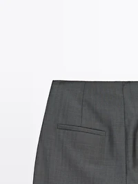 100% wool darted trousers - STUDIO