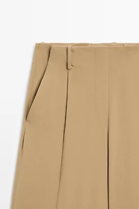 Flowing wide-leg darted pants - STUDIO