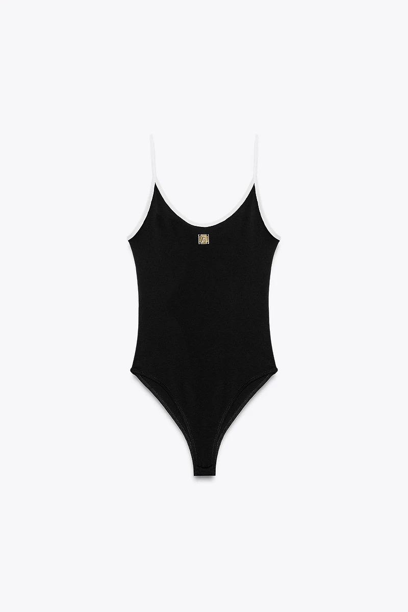 ZARA BROOCH BODYSUIT