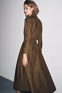 ZW COLLECTION POPLIN SHIRT DRESS