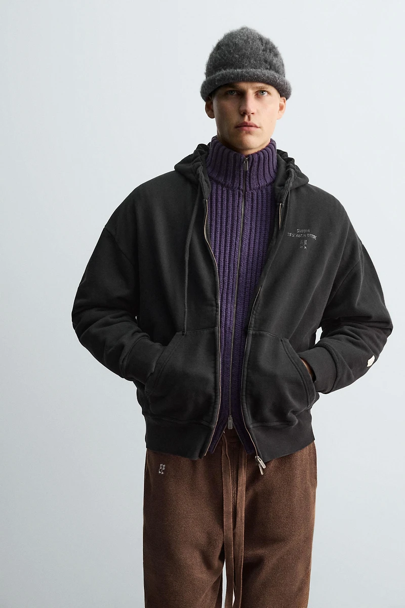 HOODIE WITH ZIPPER X SR_A