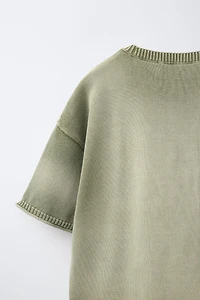 WASHED EFFECT T-SHIRT