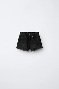 RIPPED DENIM SHORTS