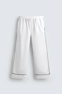 LIMITED EDITION PAJAMA SET WITH CONTRAST PIPING