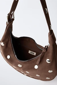 STUD SHOULDER BAG