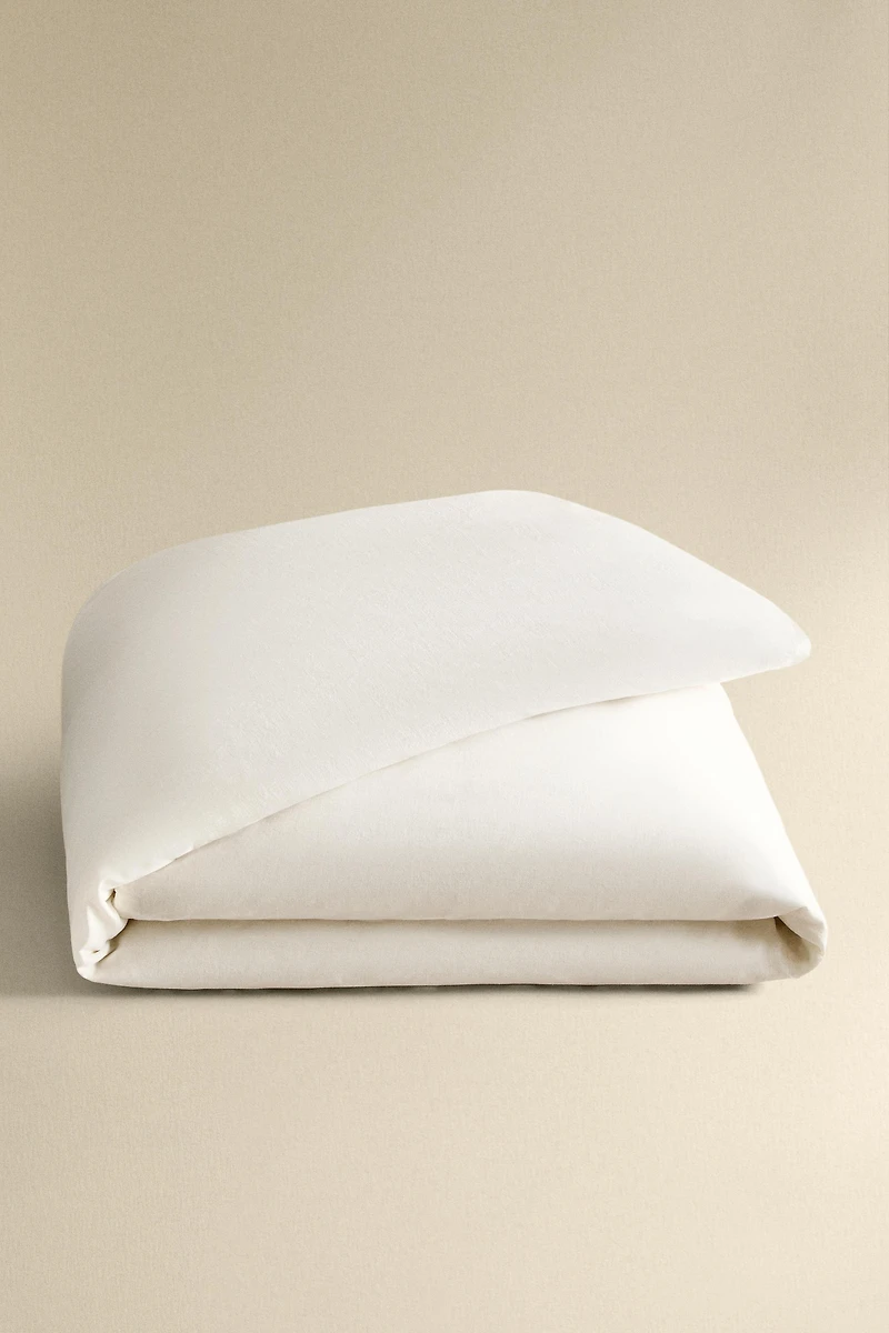 SCALLOP EMBROIDERED DUVET COVER