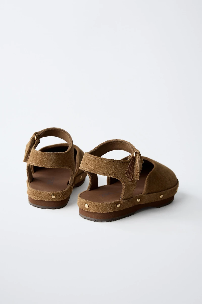 LEATHER CLOGS