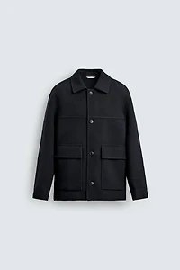 REGULAR FIT POCKET OVERCOAT