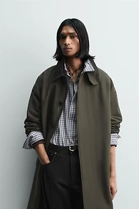 TRENCH COL CONTRASTE