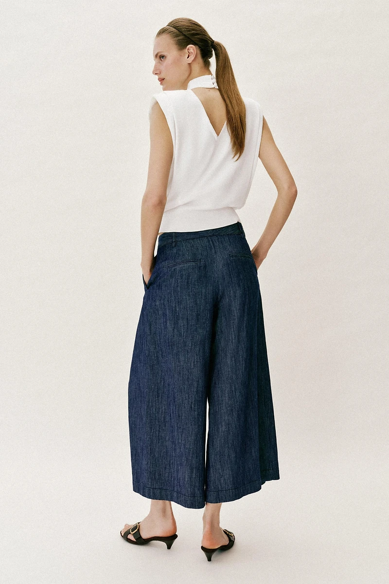 PLEATED CULOTTES