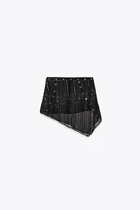 EMBROIDERED SHORT SKIRT