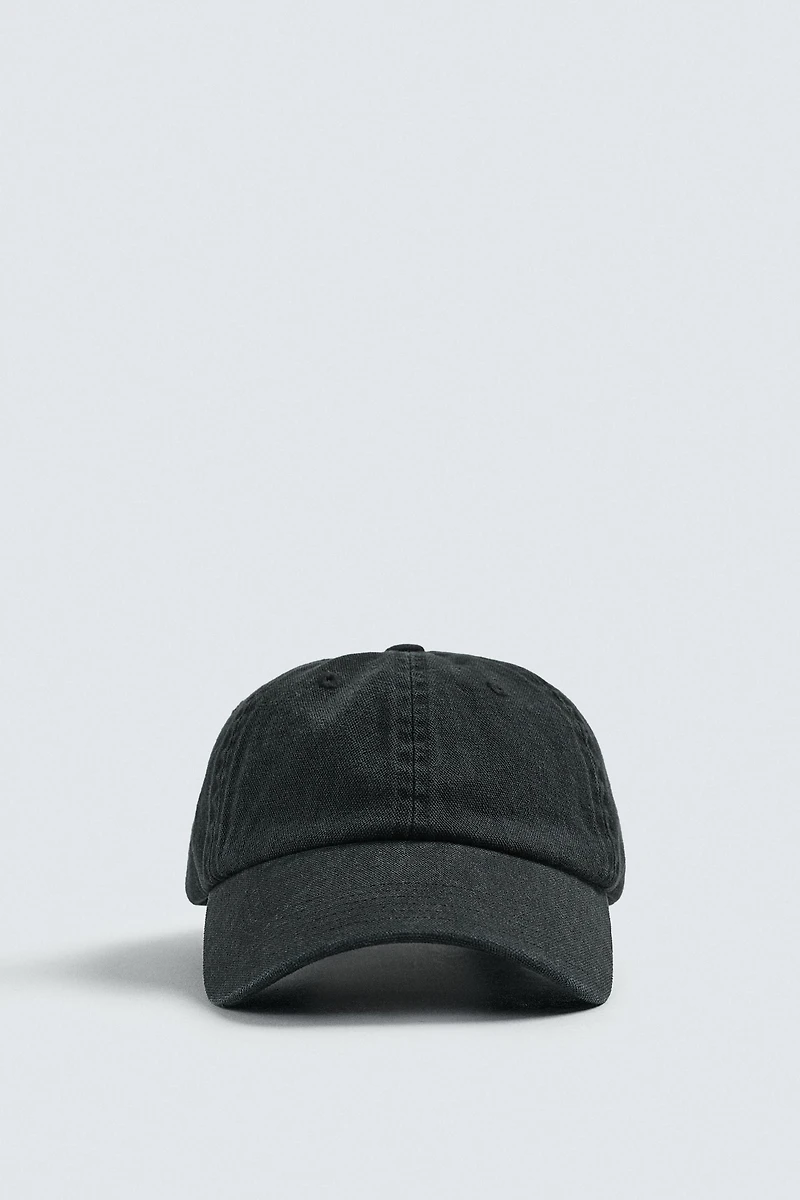 CASQUETTE EN COTON DÉLAVÉ