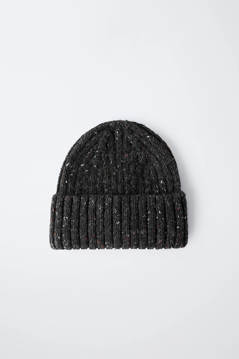 AGES 3-14 / BUTTON KNIT HAT