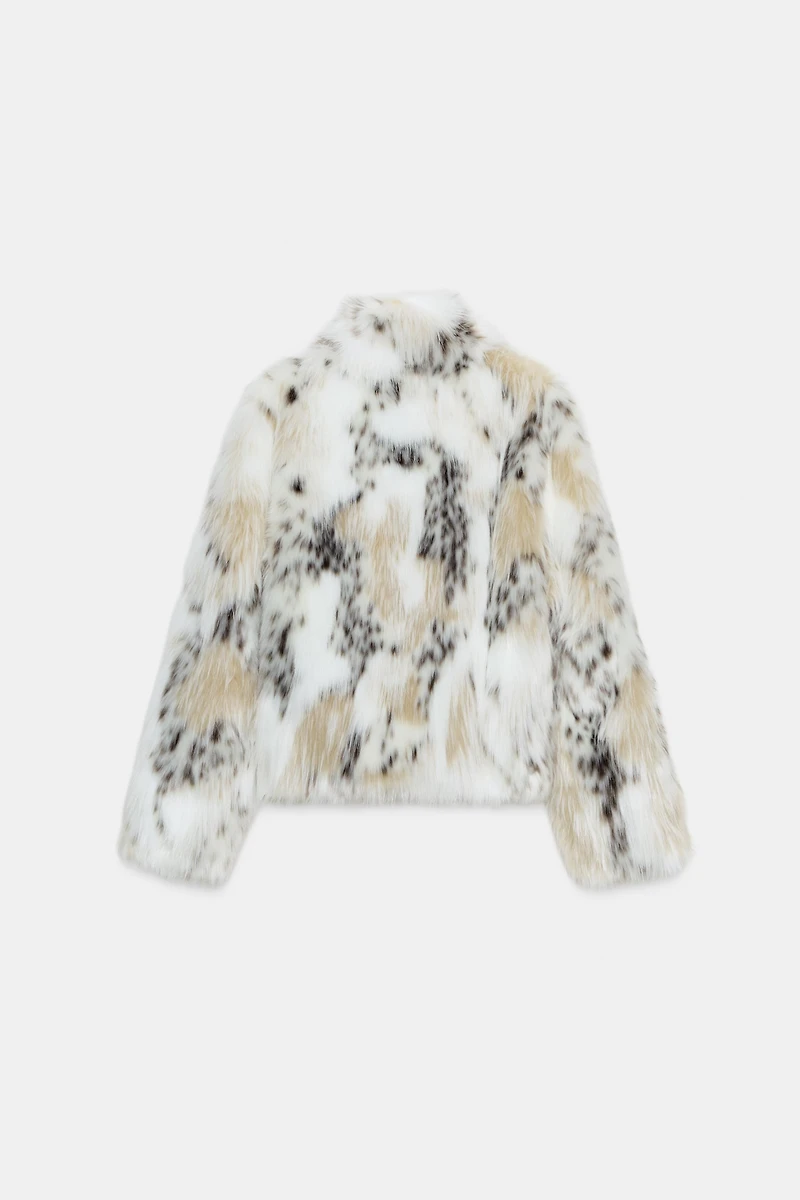 ZW COLLECTION FAUX FUR JACKET