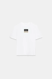 SHORT SLEEVE T-SHIRT WITH LABEL