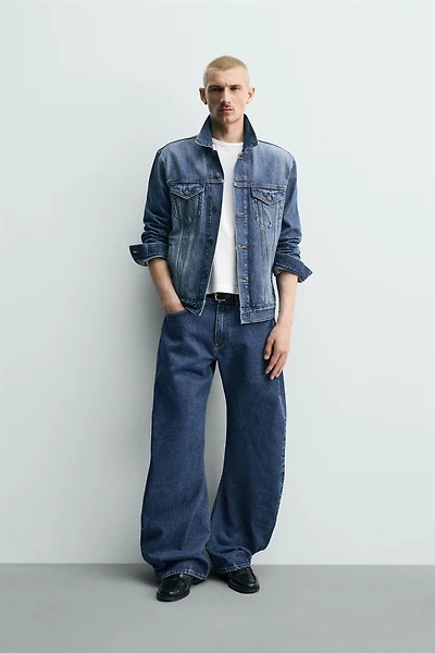 JEAN BARREL FIT AVEC COUTURE TORSADÉE