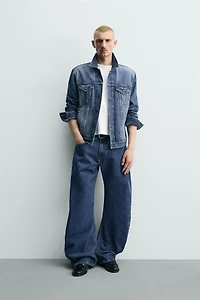 JEAN BARREL FIT AVEC COUTURE TORSADÉE