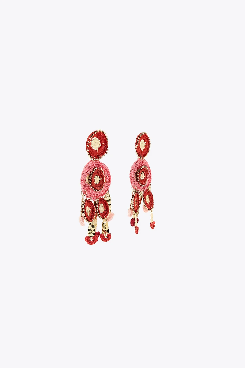 BOUCLES D'OREILLES CROCHET COMBINÉES