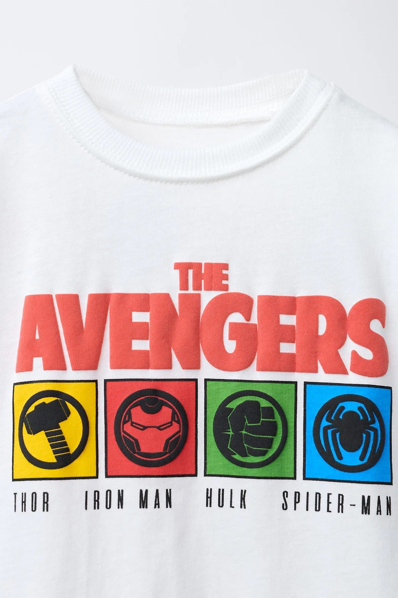 THE AVENGERS © MARVEL EMBOSSED T-SHIRT