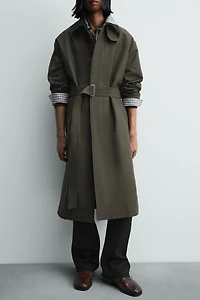 TRENCH COL CONTRASTE