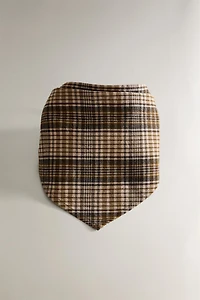 CHECK COTTON PET BANDANA